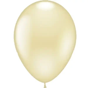 Ballon elfenbein metallic 28cm / Latex / 58