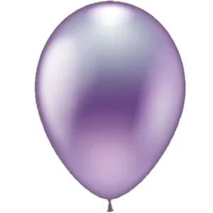 Ballon lila metallic 28cm / Latex / 63