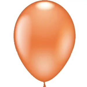 Ballon pfirsich metallic 28cm / Latex / 61