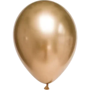 Latexballons Chrome 28cm – 50er Packung - Gold