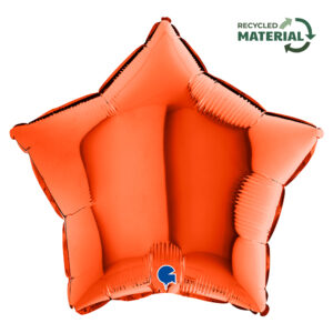 45cm Stern metallic orange