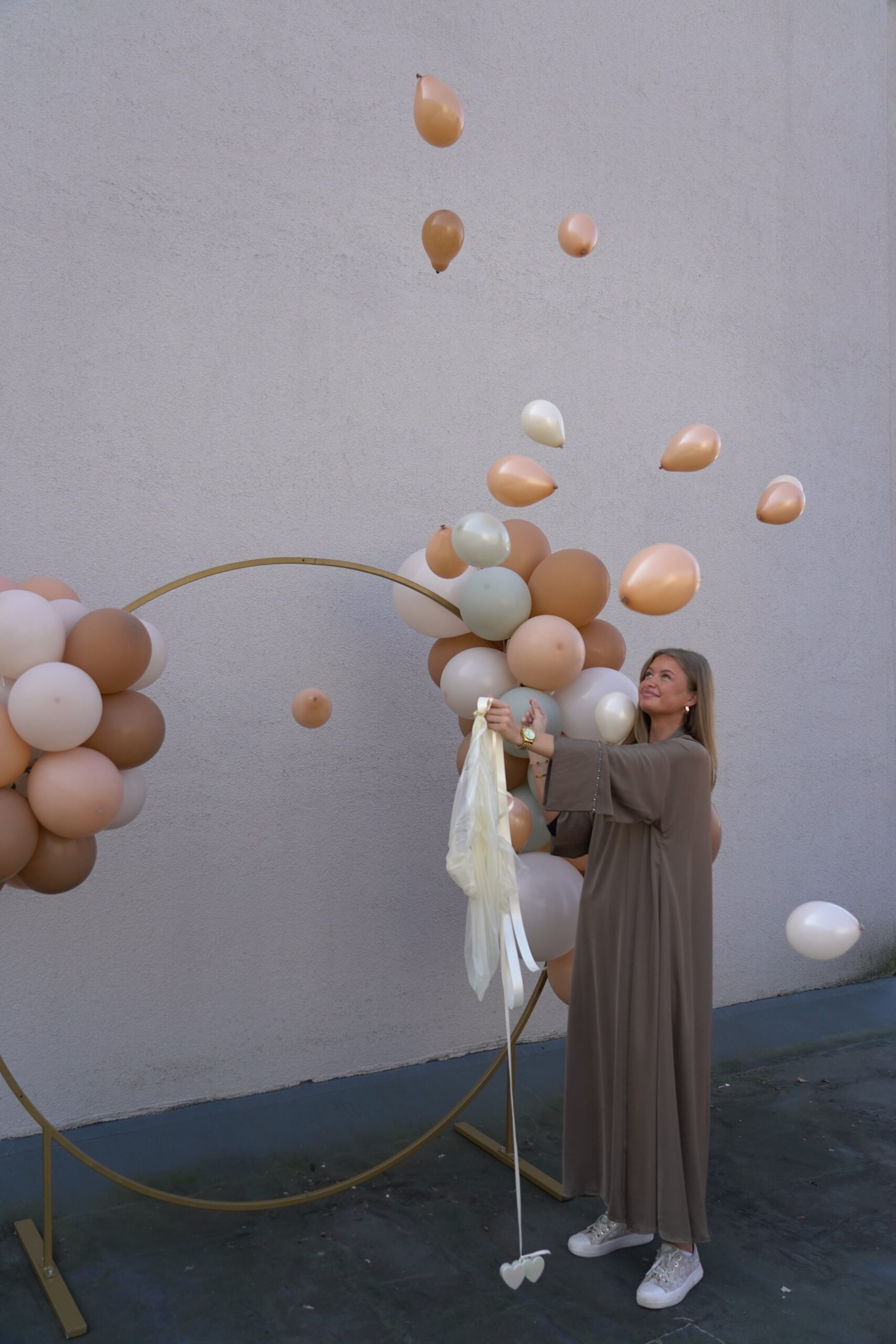 Standesamt Ballon Himmelsherzen / Befüllter Latex - Ballon / circa 90cm – Bild 6