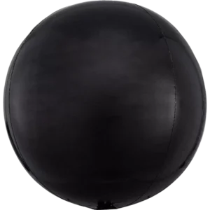 Kugel satin schwarz