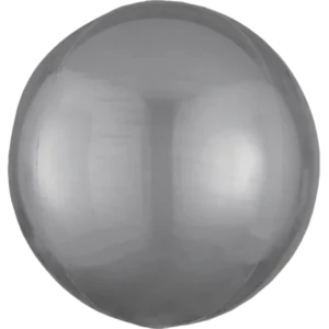 Kugelballon metallic dunkelgrau