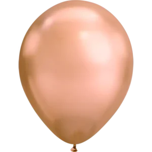 Latexballon 28 cm Chrome Rosegold – edle Partydekoration