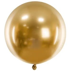 Latexballon, Gold Chrome, 60cm / 39