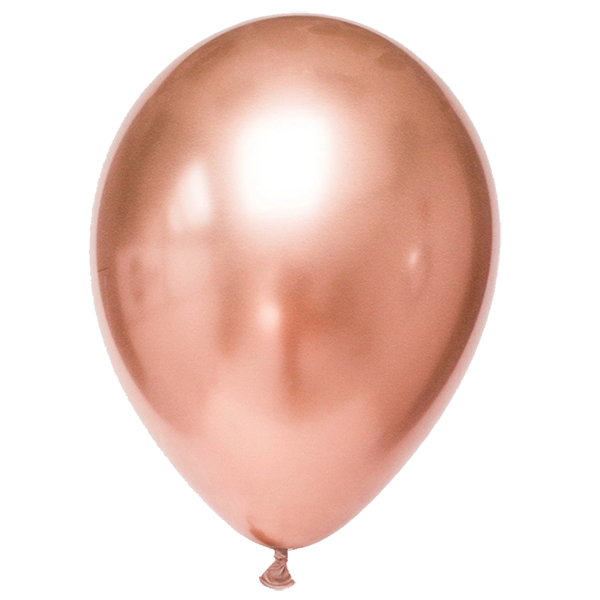 Ballon Roségold Chrome 42cm / Latex / 71