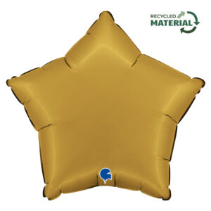 Sternballon satin gold, circa 45cm