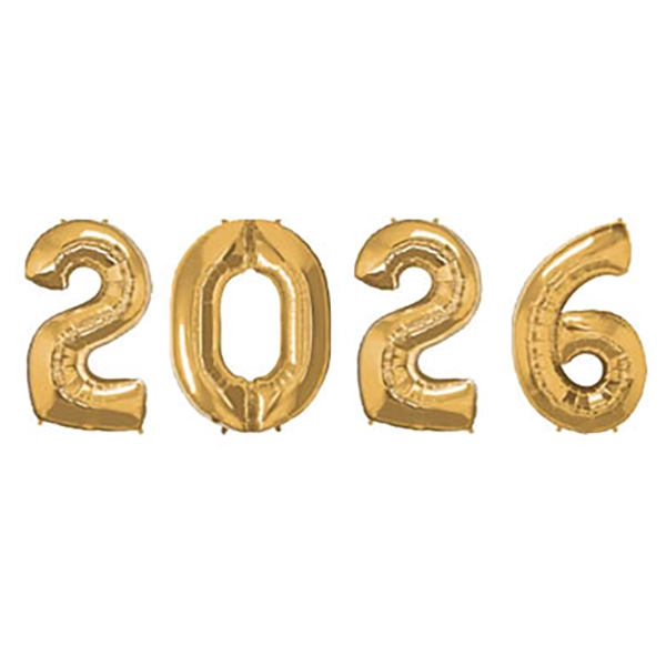2026 Schriftzug groß
