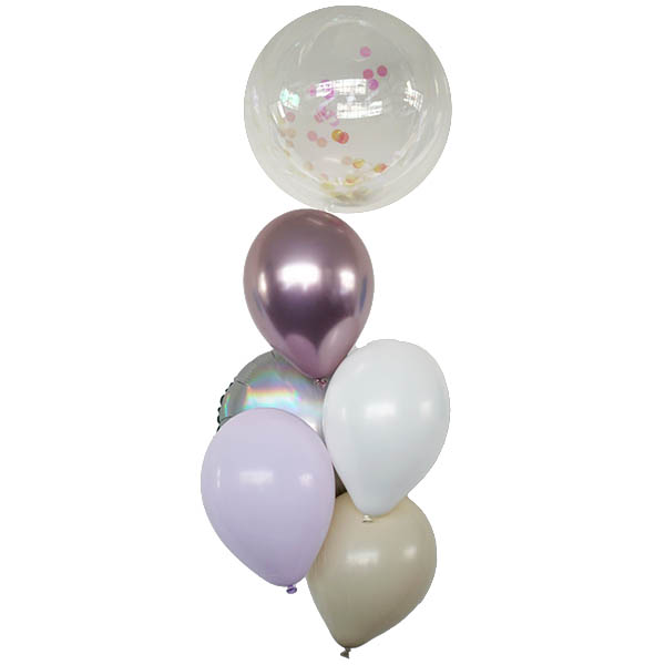 Lilac Breeze, Ballonstrauß, Befüllt zum Abholen, ca. 2 Tage haltbar