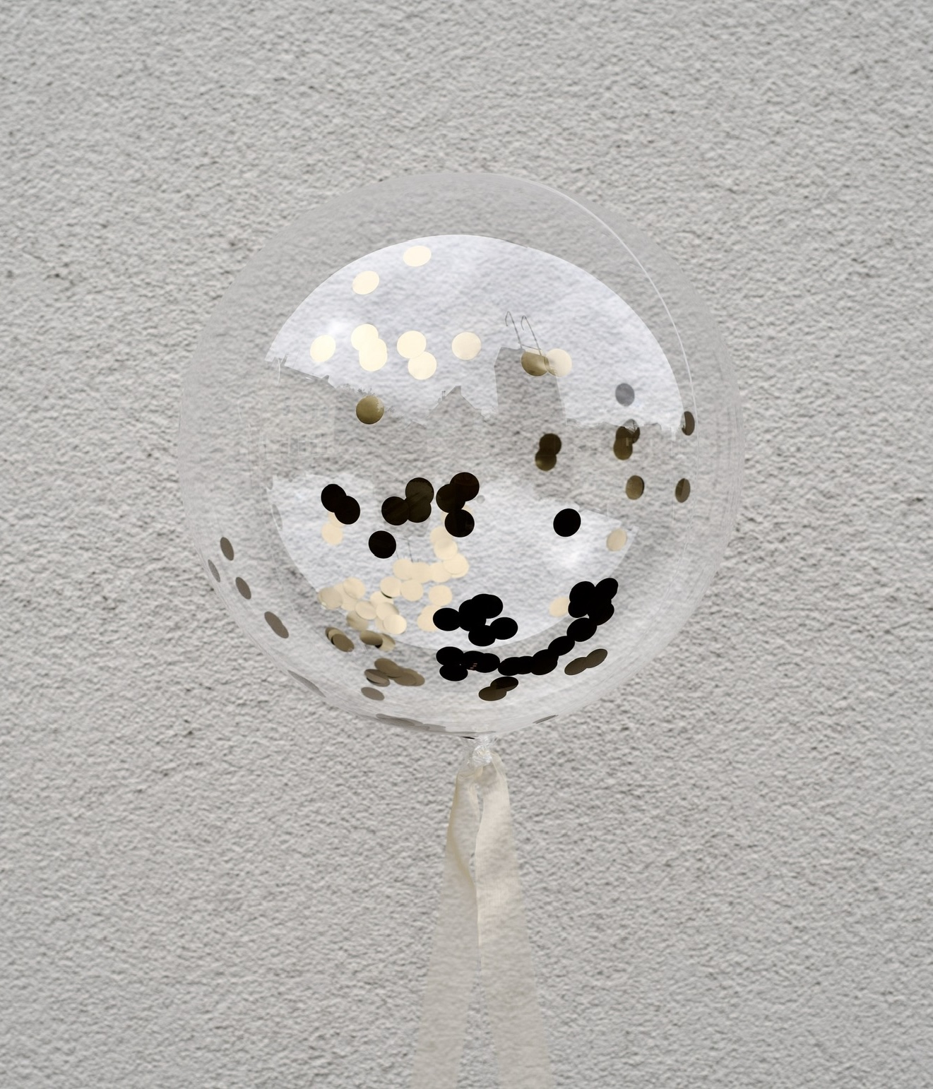 Bubble Transparent, Optional befüllt und beschriftet, ca. 45 cm – Bild 2