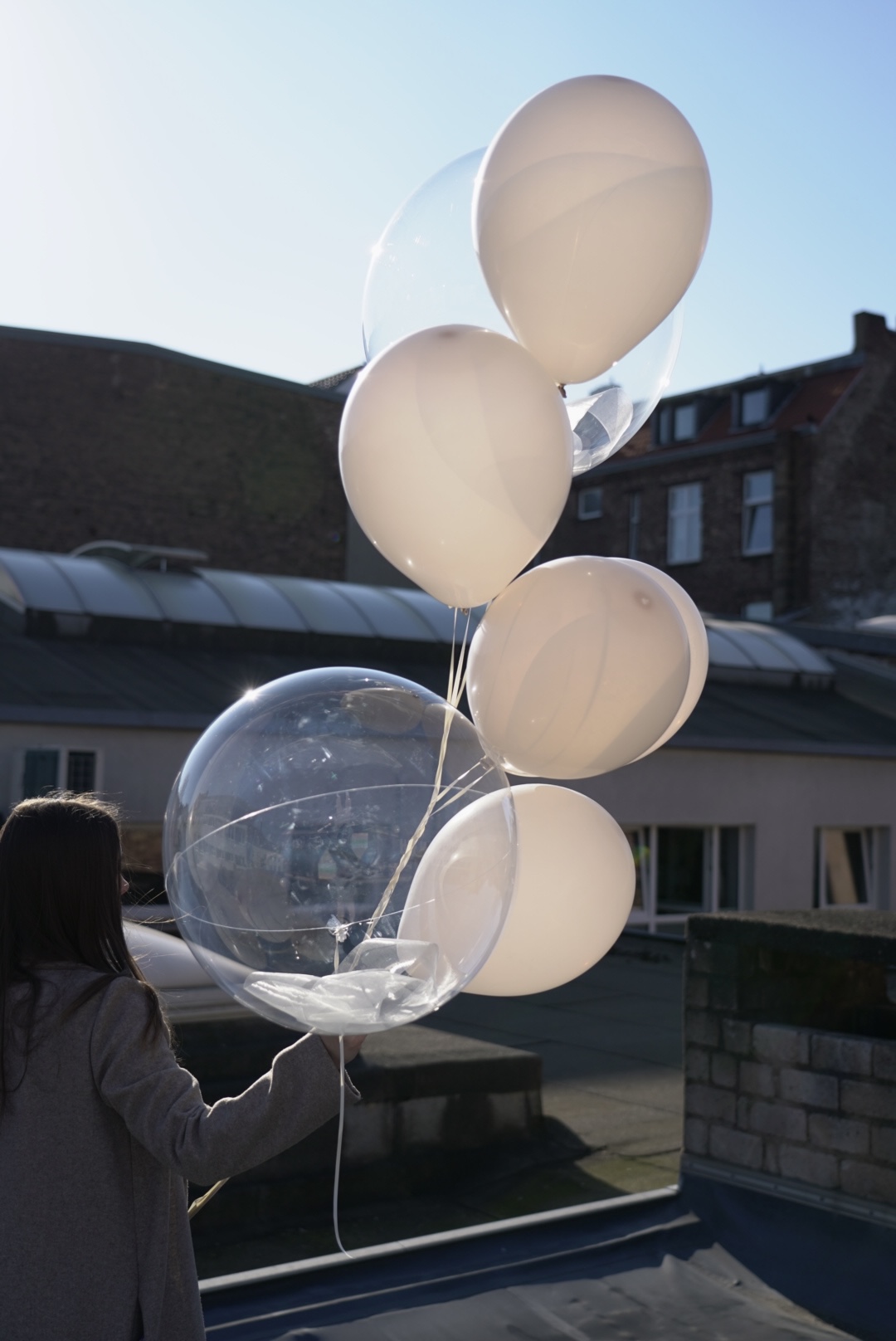 Bubble Transparent, Optional befüllt und beschriftet, ca. 45 cm – Bild 5