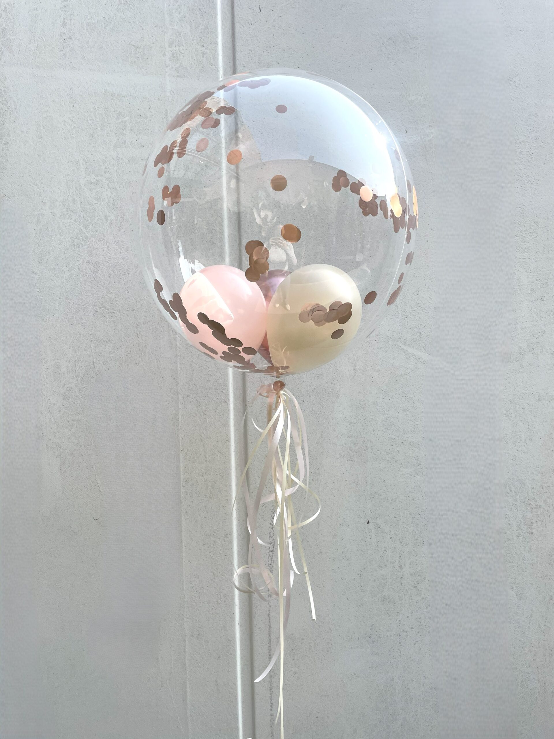 Bubble Transparent, Optional befüllt und beschriftet, ca. 45 cm – Bild 3