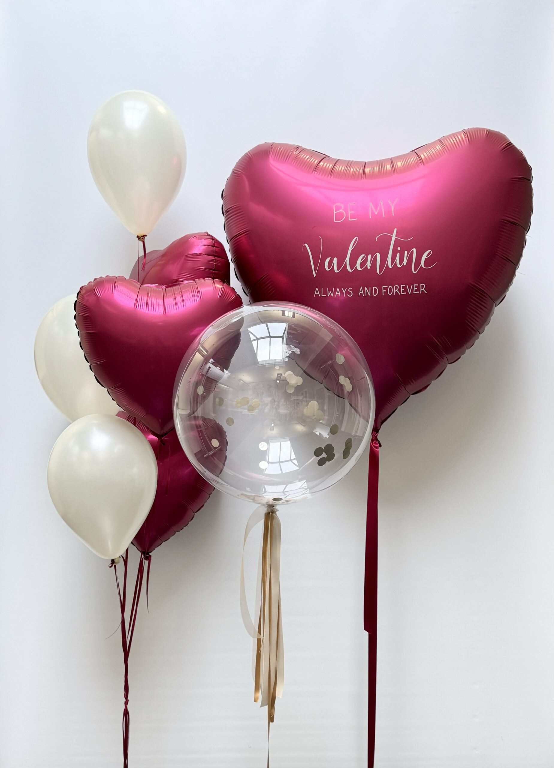Bubble Transparent, Optional befüllt und beschriftet, ca. 45 cm – Bild 4