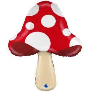 Fliegenpilz, Folienballon, 65 cm