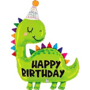 Happy Birthday Dino, Folienballon 97cm - Ja