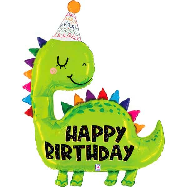 Happy Birthday Dino, Folienballon 97cm