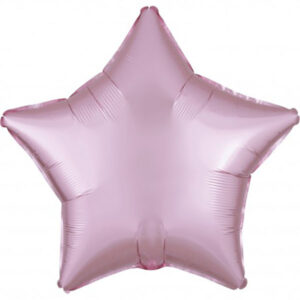 45cm Stern, satin rosa, Folienballon