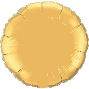 45cm Rund Metallic Gold