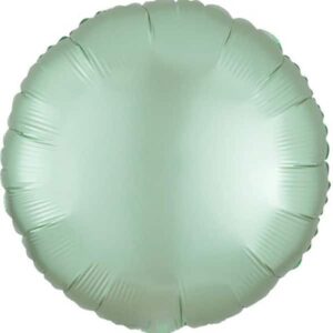 45cm Rund Satin Mintgreen