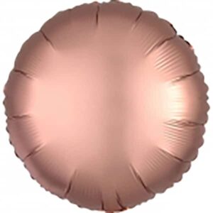 45cm Rund Satin Roségold