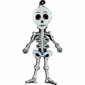 Skelett / Halloweenballon / 56cm, hängend