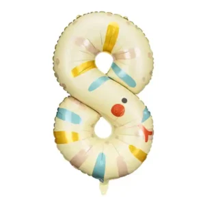 Zahl Ballon 8 Schlange 88 cm