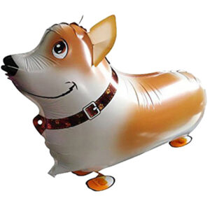 Hundeballon Corgi Airwalker ca 54cm / Folienballon