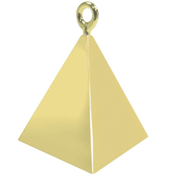 BALLONI, Ballongewicht Pyramide, gold, 150g, 6,2cm