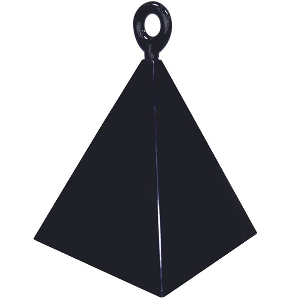 BALLONI, Ballongewicht Pyramide, schwarz, 150g, 6,2cm