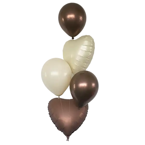 Chocolate Dream Ballonstrauß, Befüllt zum Abholen, ca. 2 Tage haltbar