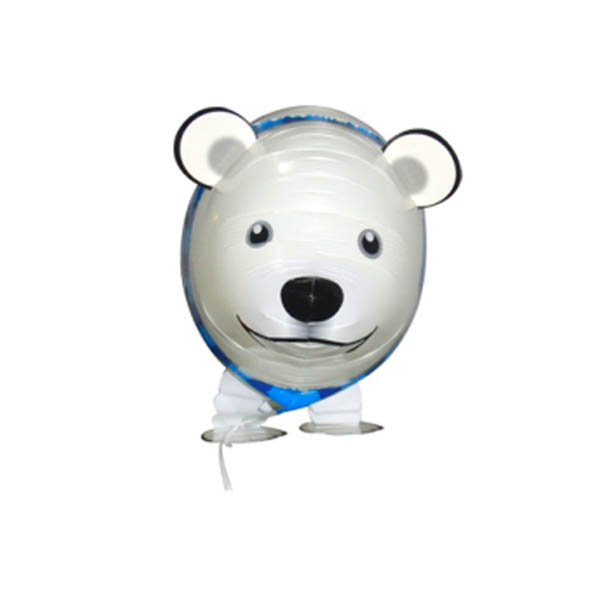 Eisbär, Airwalker, Folienballon, L 71 cm – Bild 2