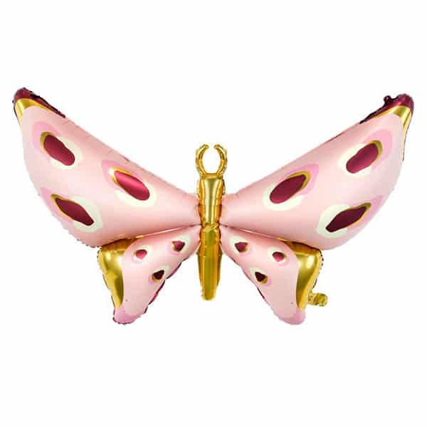 Schmetterling Rosa, Folienballon, 110cm