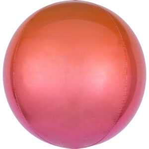Kugelballon Rot-Orange 40cm