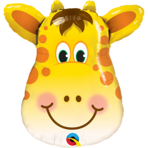 Giraffe Kopf, Folienballon, H81cm