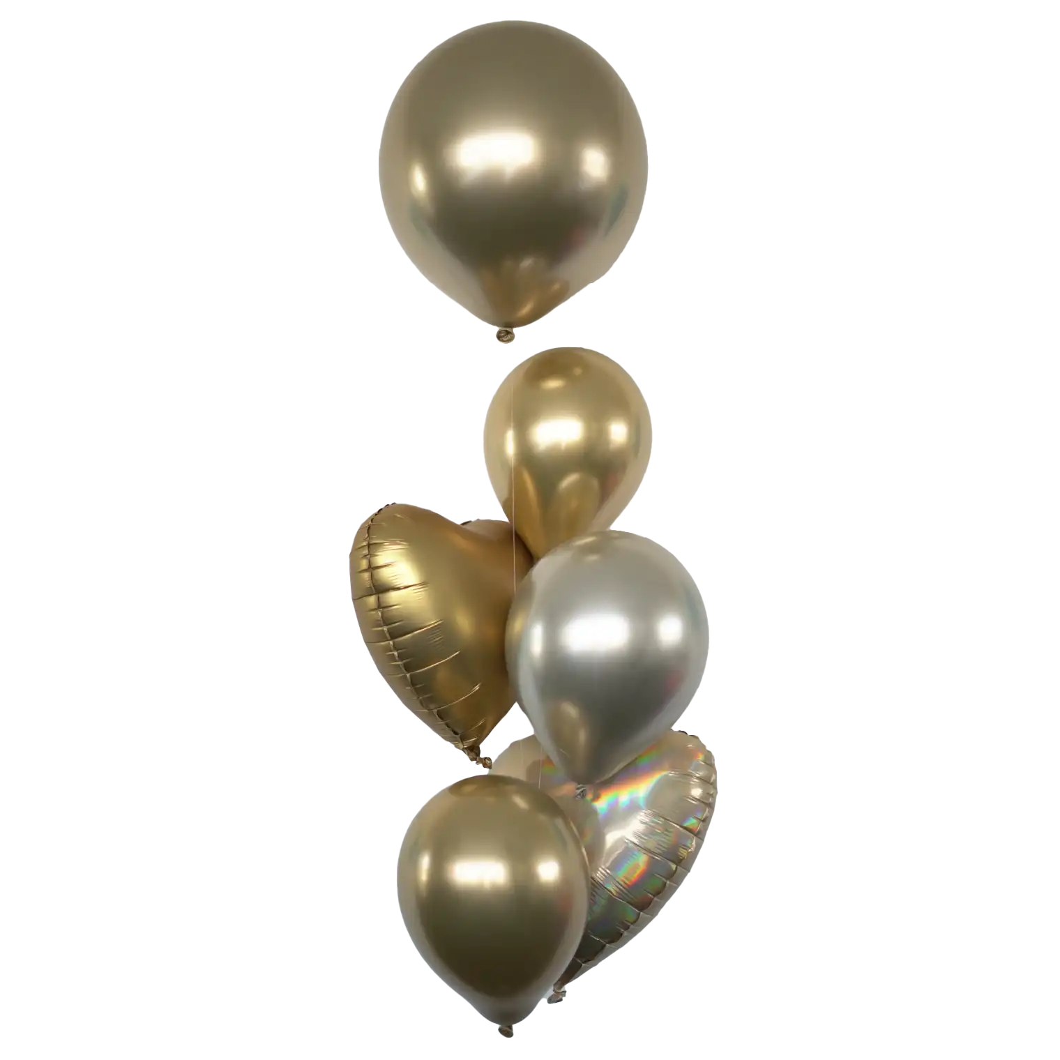 Golden Glow, Ballonstrauß, Befüllt zum Abholen, ca. 2 Tage haltbar
