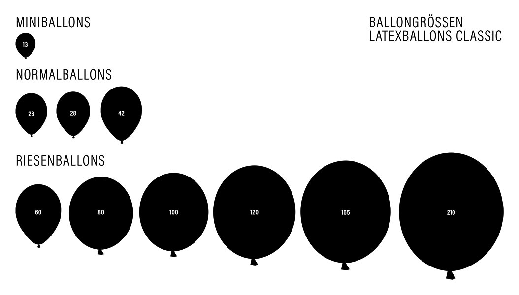 Latexballon 80cm einzeln Farbe wählbar – Bild 2