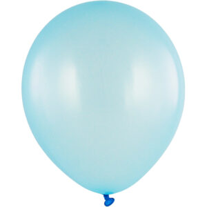 Latex-Bubble hellblau transparent 28 cm / B204