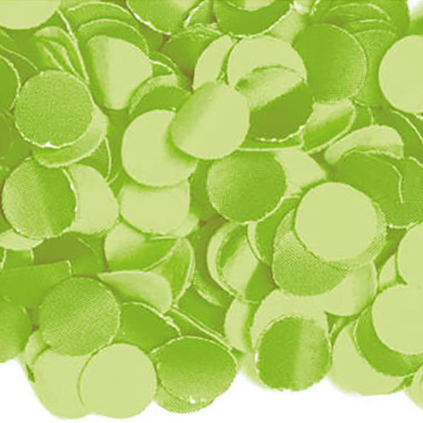 Konfetti, uni lime green, Papier, 100 g Packung