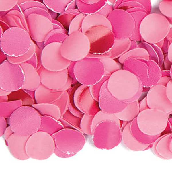 Konfetti, uni rosa, Papier, 100 g Packung