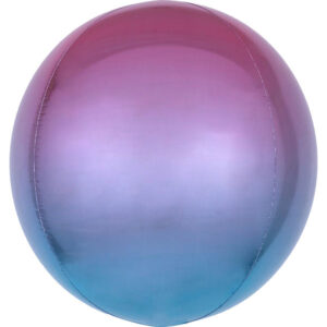 Kugelballon Violett Blau 40cm