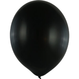Ballon schwarz 60 cm / Latex / 14