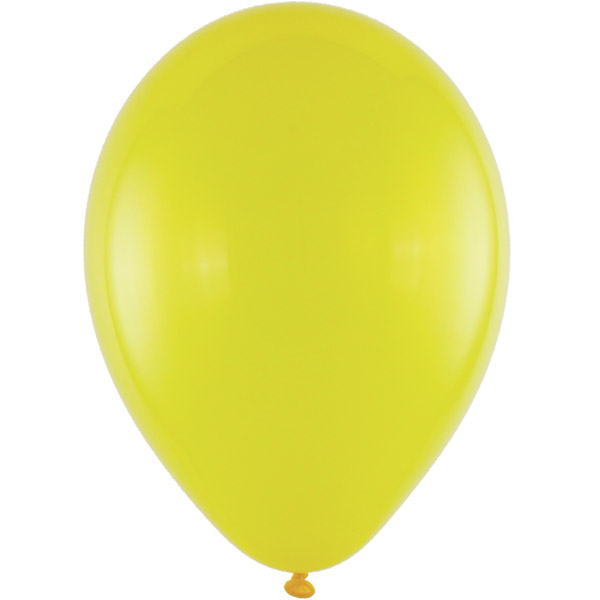 Ballon gelb kristall 28cm / Latex / 40