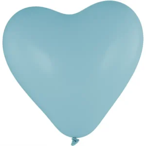 Herzballon Blue Pastell 30cm / Latex