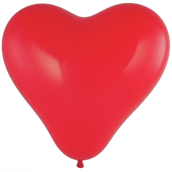 Herzballon rot 30cm / Latex