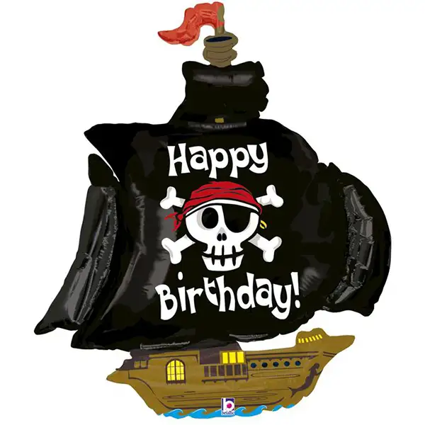 Piratenschiff, Folienballon, B117cm