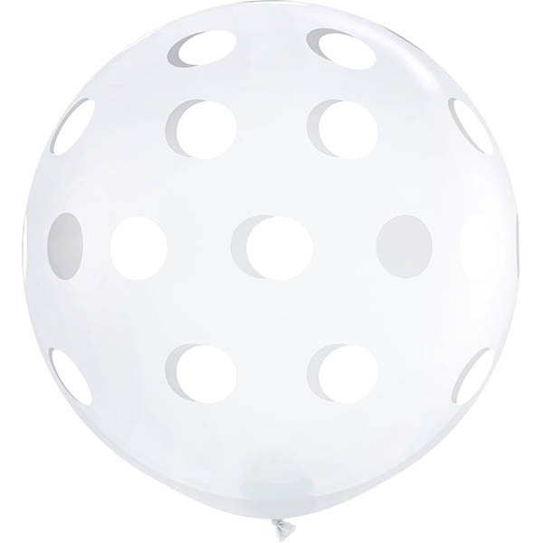 "BIG BANG"/ Befüllter transparenter Latex - Ballon / circa 90cm / Farben WÄHLBAR – Bild 12