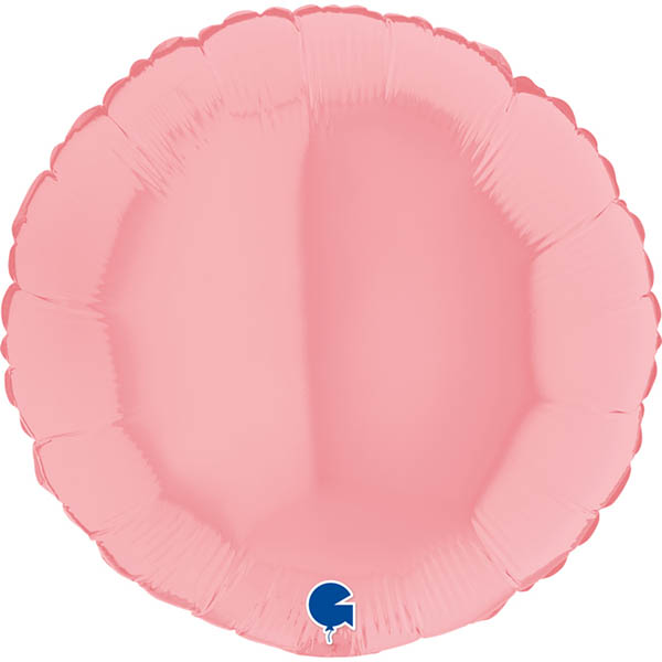 90cm Rund, pastell rosa, Folienballon