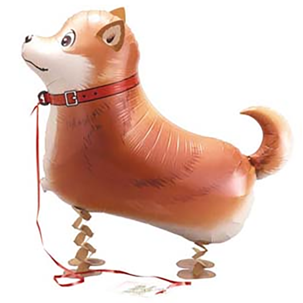 Shiba-Inu, Airwalker, Folienballon, 56cm
