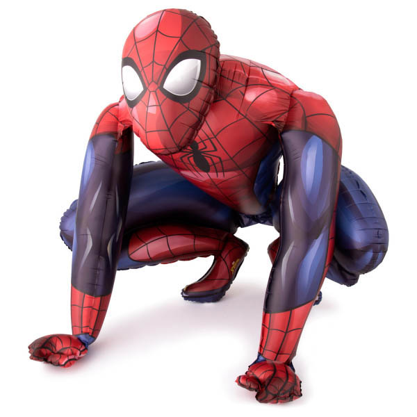 Airwalker Spiderman, Folienballon, 91 x 91 cm